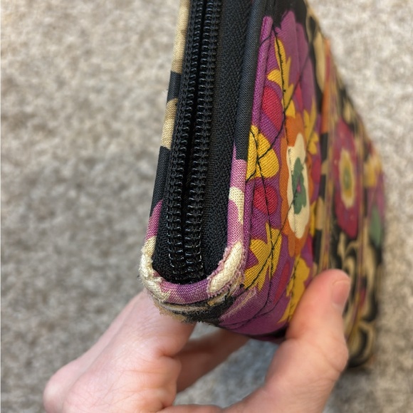 Vera Bradley Floral Wallet and Wristlet Set - Black and Multicolor - Picture 8 of 14